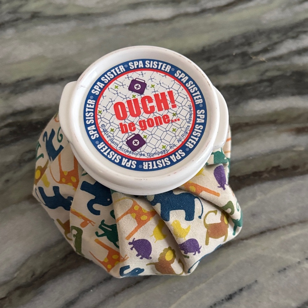 Spa Sister Ouch Ice Pack with Animal Print